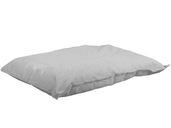 FIAM S.P.A. Cuscino imbottito/materassino Ulisse,in textil impermeabile, da esterno,bianco e grigio