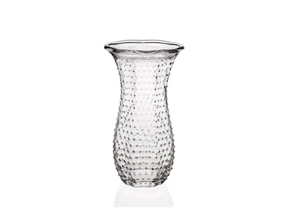 Ivv empire, vaso trasparente con bacchette bianco/nero h38 cm