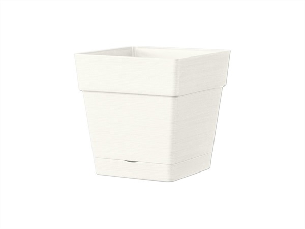 DEROMA VASO QUADRATO SAVE CM.17 BIANCO