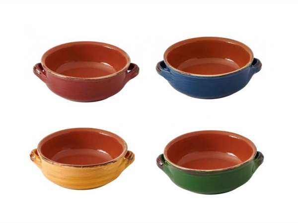 BRANDANI GIFT GROUP S.A.S. COCOTTE C/MANICI COLORI ASSORTITI TERRACOTTA DA FUOCO