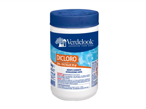 VERDELOOK Dicloro 50% in pastiglie da 20 gr, 1 Kg