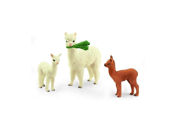 SCHLEICH Famiglia di alpaca