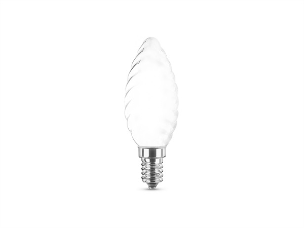 NOVA LINE Tortiglione a led opale a filamento E14 - 4W - 6500K - 420lm