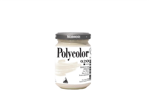 MAIMERI Acrilico polycolor 140 ml - bianco di zinco