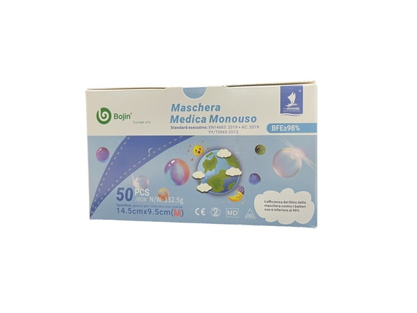 ALFRED DORLATTI Confezione 50 mascherine mediche monouso pediatriche