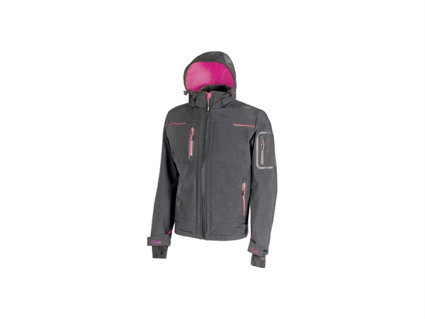 UPOWER Giacca space grey fucsia
