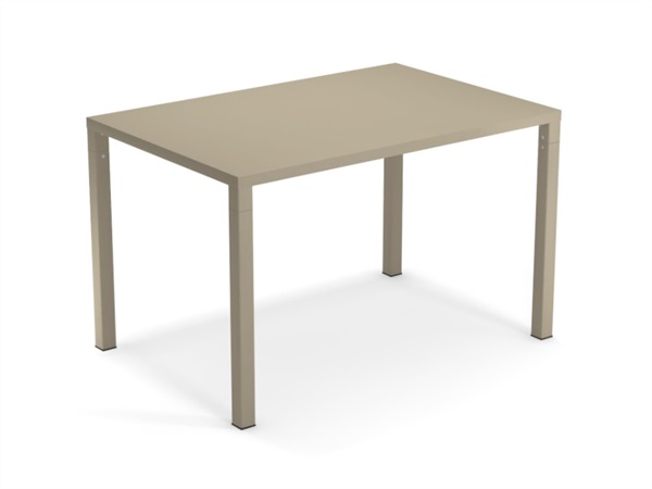 EMU Nova, tavolo rettangolare 120x80 tortora 71
