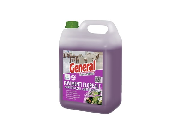 GENERAL PROFESSIONAL PAVIMENTI FLOREALE, Detergente pavimenti 5 kg