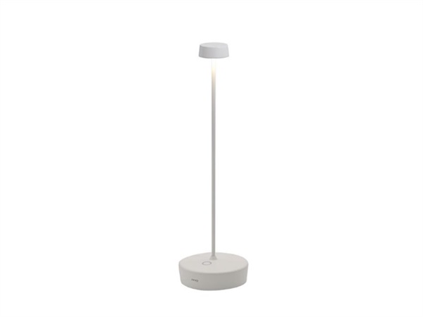 ZAFFERANO S.R.L. Swap pro, lampada da tavolo ricaricabile bianco opaco
