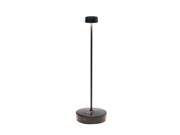 ZAFFERANO S.R.L. Swap lampada da tavolo ricaricabile - nero opaco