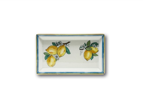 SATURNIA Lemon, linea kimi, piatto rettangolo 26x15 cm