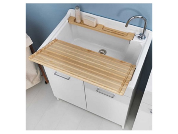 COLAVENE SPA Tavola lavapanni per Lindo Max/Lavacril in legno massello. 75x50cm. COD. 330066