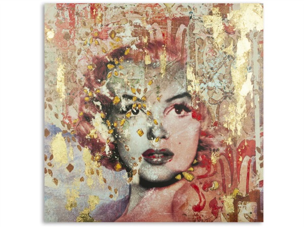 BACI MILANO Memories Marilyn - Quadro tela 50 x 50 cm