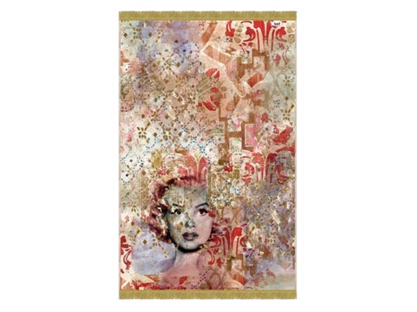 BACI MILANO Memories Marilyn - Tappeto in velluto 185 x 120 cm