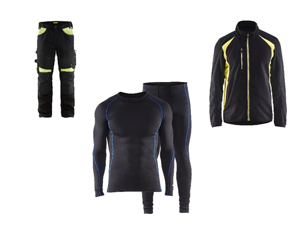 BLÅKLÄDER ITALIA SRL Kit pantalone (tg. 48) e giacca (tg. S) + set termico (tg. S)