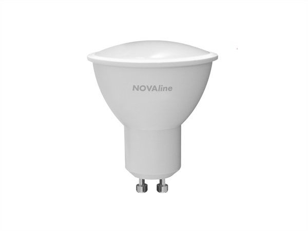 NOVA LINE spot led 6w - gu - 490 lm - 3000k - angolo 120°