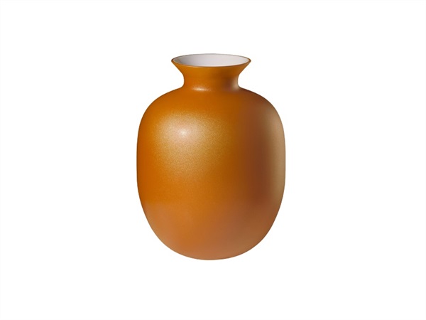 IVV Rialto, vaso small decoro arancio corallo h18,5 cm