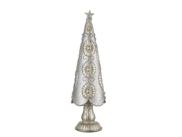 LENE BJERRE - CANDELA DECORATIVA CRISTIELLIA ARGENTO