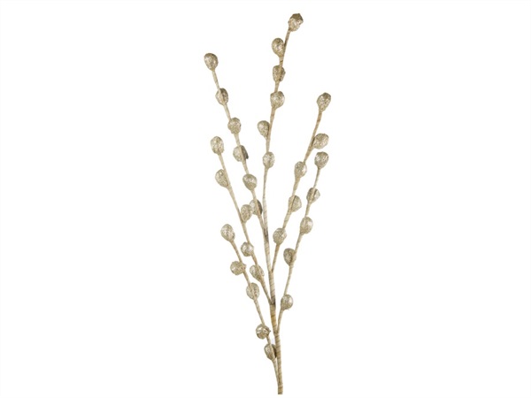 L'OCA NERA Preziosi petali oro, fiore 85h cm