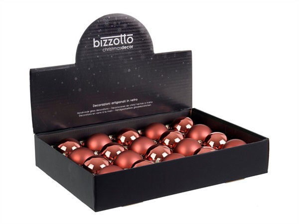 BIZZOTTO Sfera in vetro bossa nova Ø 6 cm, colori assortiti