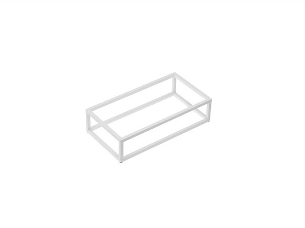 LEONE Stand per buffet bianco in metallo - GN 1/3 32,5x17,6x8 cm