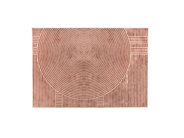 L'OCA NERA Tappeto contemporaneo elegante con decoro in rilievo, 160x230 cm