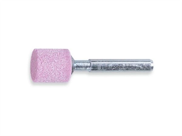 BETA UTENSILI Mole abrasive con gambo, granuli abrasivi con corindone rosa con legante ceramico, forma cilindrica