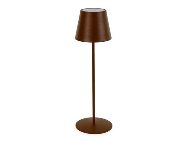 BIZZOTTO Lampada da tavolo a led etna marrone, h. 38 cm