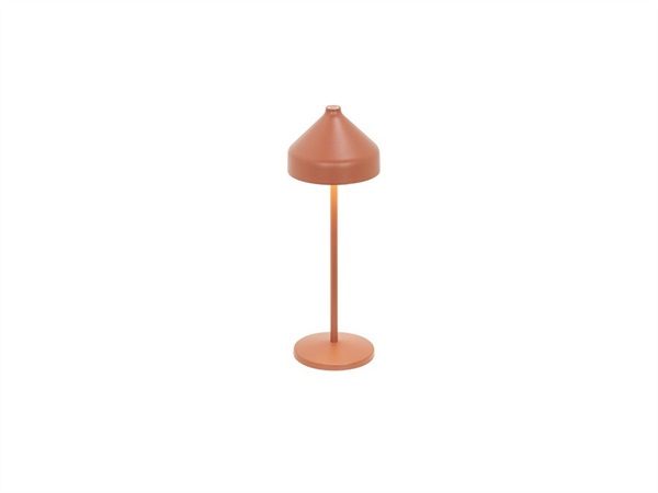 ZAFFERANO S.R.L. Amelie pro, lampada da tavolo ricaricabile - terracotta