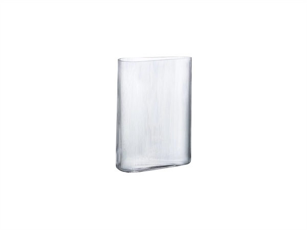 NUDE GLASS Mist, vaso piccolo in vetro trasparente 29 cm