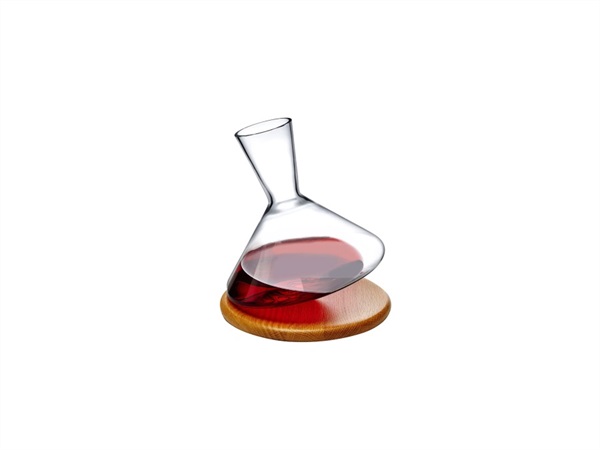 NUDE GLASS Balance, decanter per vino con base 1000 cc