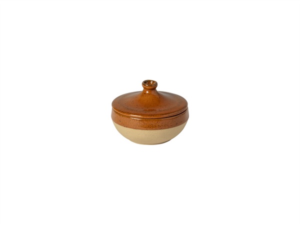 COSTA NOVA Marrakesh cannelle, bowl con coperchio, Ø 12x8,8h cm