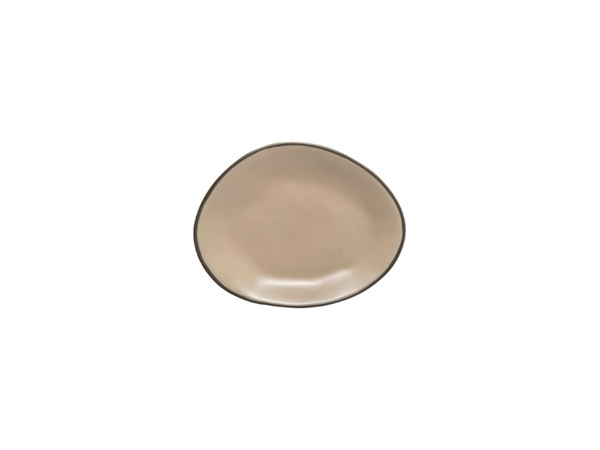 COSTA NOVA Stacked organic cremini, piatto ovale 20 cm