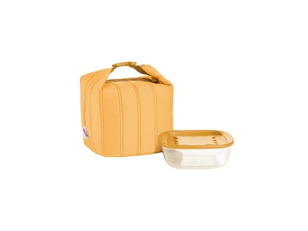 FRATELLI GUZZINI S.P.A. On the go, borsa termica piccola con contenitore Handy Bio - giallo mango