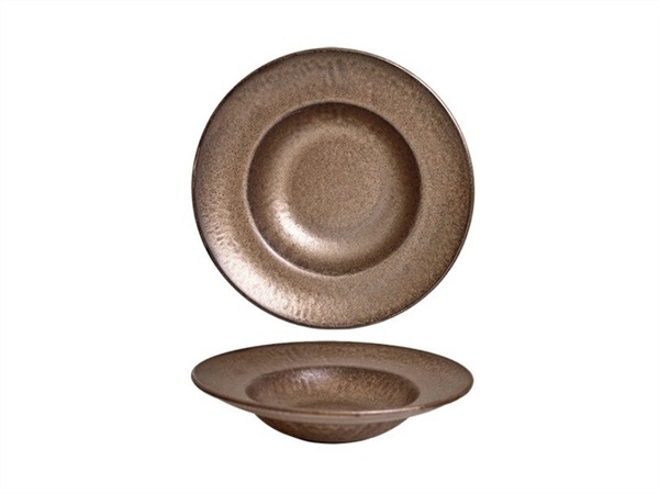 IREA PORSELEN Organic Gordion Bronce, piatto pasta 28 cm