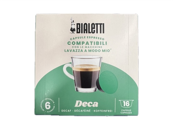 BIALETTI INDUSTRIE 16 Capsule compatibili Lavazza - decaffeinato