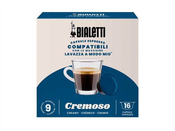 BIALETTI INDUSTRIE 16 Capsule compatibili Lavazza - Cremoso