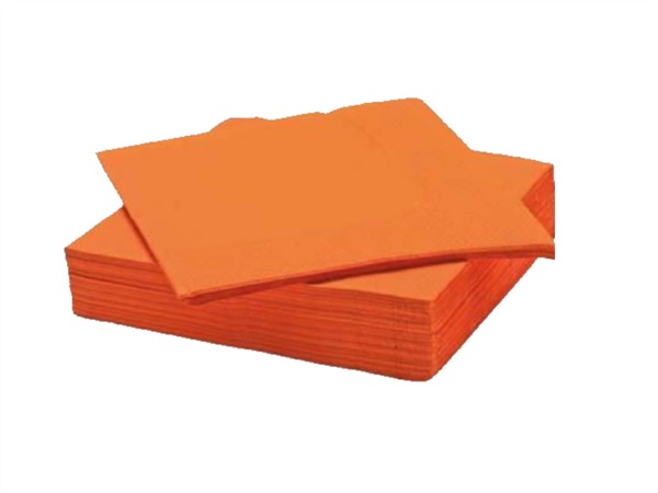 RO.IAL SRL Linen, confezione 1000 tovaglioli 40x40, arancio