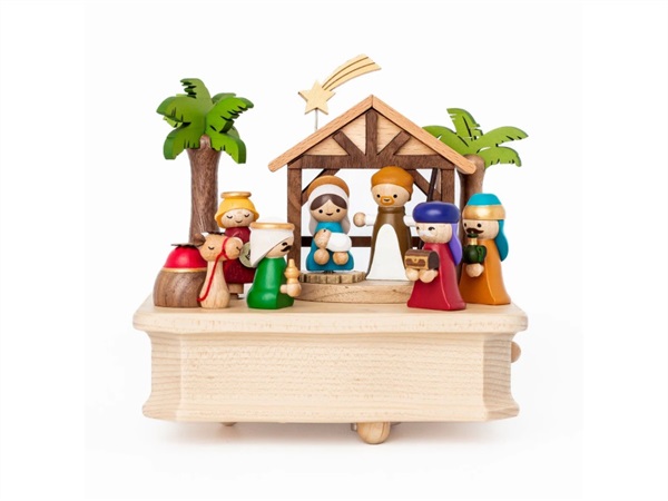 WOODERFUL LIFE Carillon nativity - m