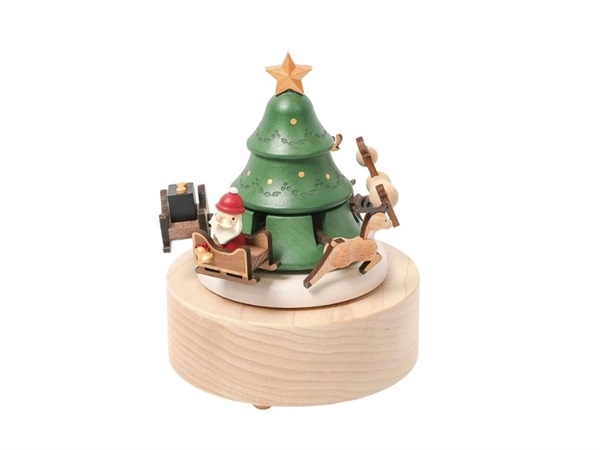 WOODERFUL LIFE Carillon santa & reindeer - s