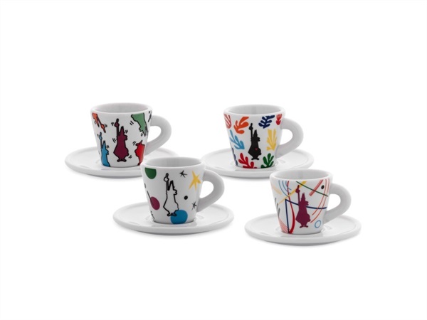 BIALETTI INDUSTRIE Set 4 tazzine espresso arte