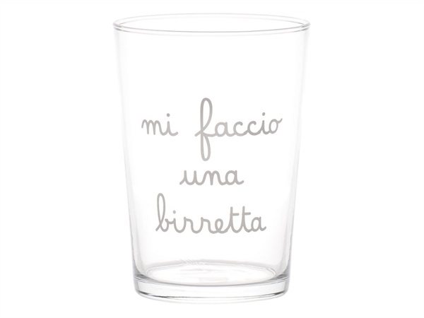 SIMPLE DAY LIVING & LIFESTYLE Bicchiere mi faccio una birretta, 50 cl