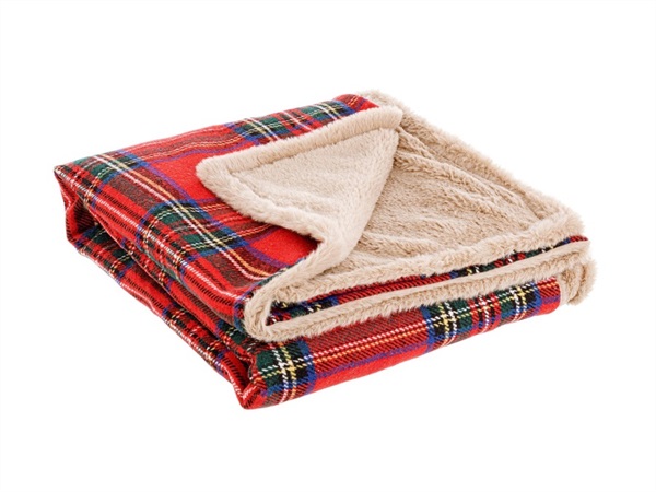 BIZZOTTO Plaid scots tartan rosso 120x100 cm