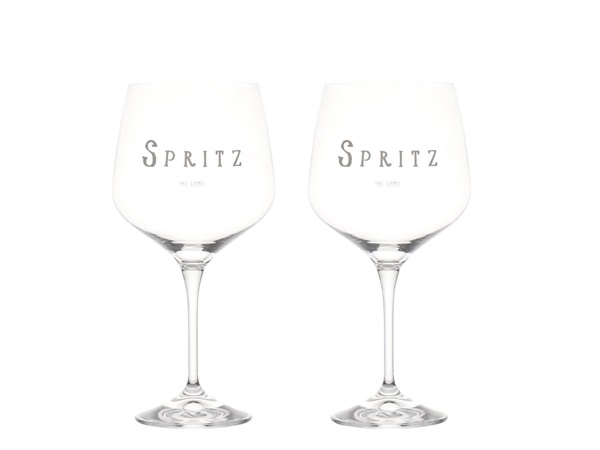 SIMPLE DAY LIVING & LIFESTYLE Set 2 calici cocktail Spritz, 82cl