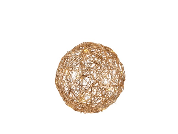 L'OCA NERA Sfere di luce, sfera grande con 40 led, Ø26 cm