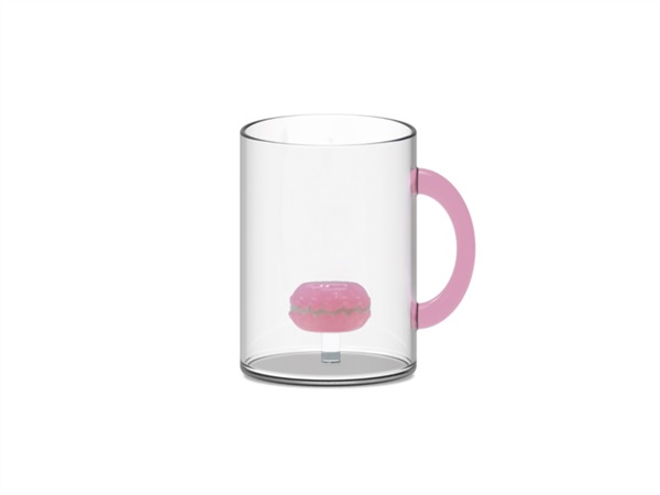 WD LIFESTYLE Tazza in vetro macaron, 420 ml