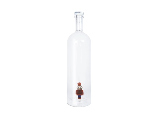 WD LIFESTYLE Bottiglia in vetro borosilicato 1,2 lt, schiaccianoci