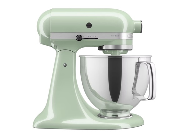 KITCHENAID Artisan, planetaria con testa reclinabile 4,8 Lt, accessori in acciaio inox, pistacchio