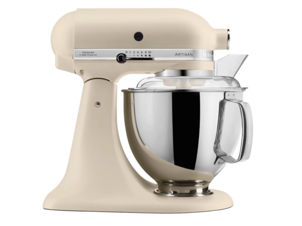 KITCHENAID Artisan, planetaria con testa reclinabile 4,8 Lt, accessori in acciaio inox, fresh linen