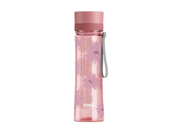 ZOKU Bottiglia 600 ml - pink floral